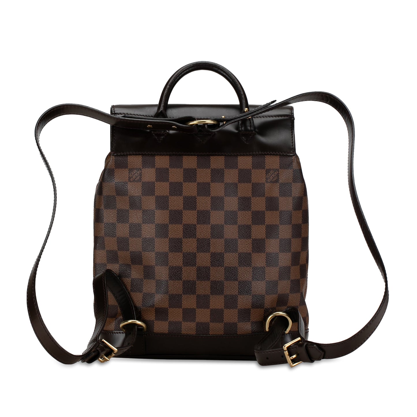 Louis Vuitton Soho Backpack Damier Ebene Canvas