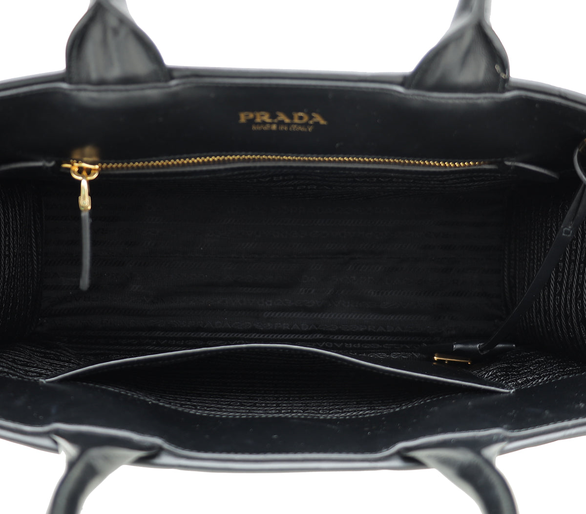 Prada Black Symbole Bag w/ Topstitching