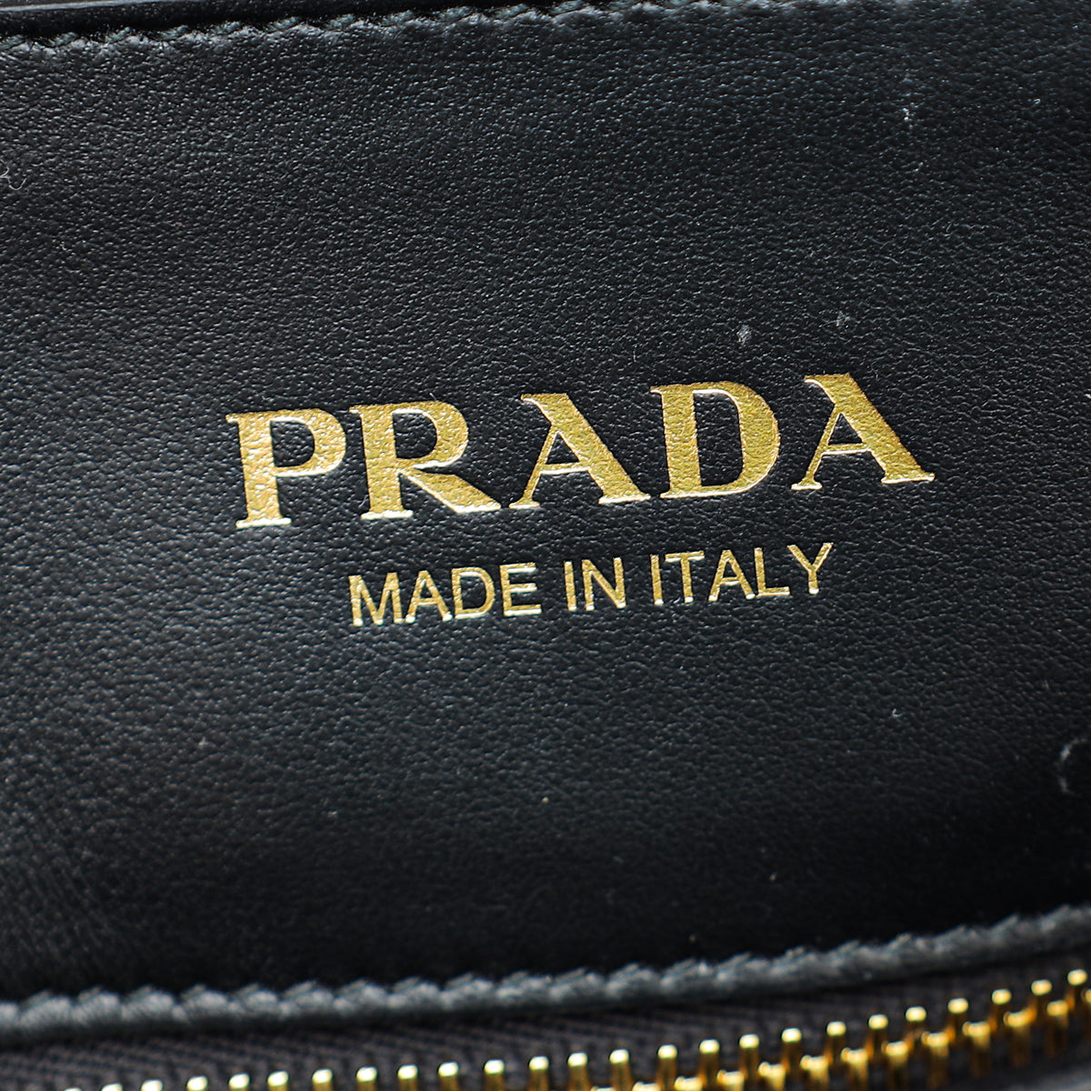 Prada Black Symbole Bag w/ Topstitching