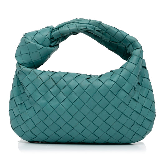 Bottega Veneta Jodie Small Blue Intrecciato