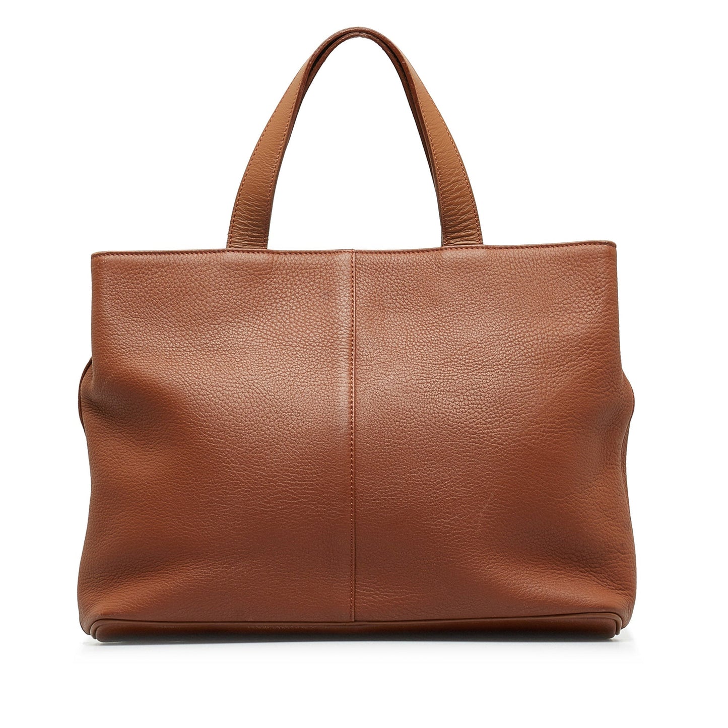 Brown Burberry Leather Tote