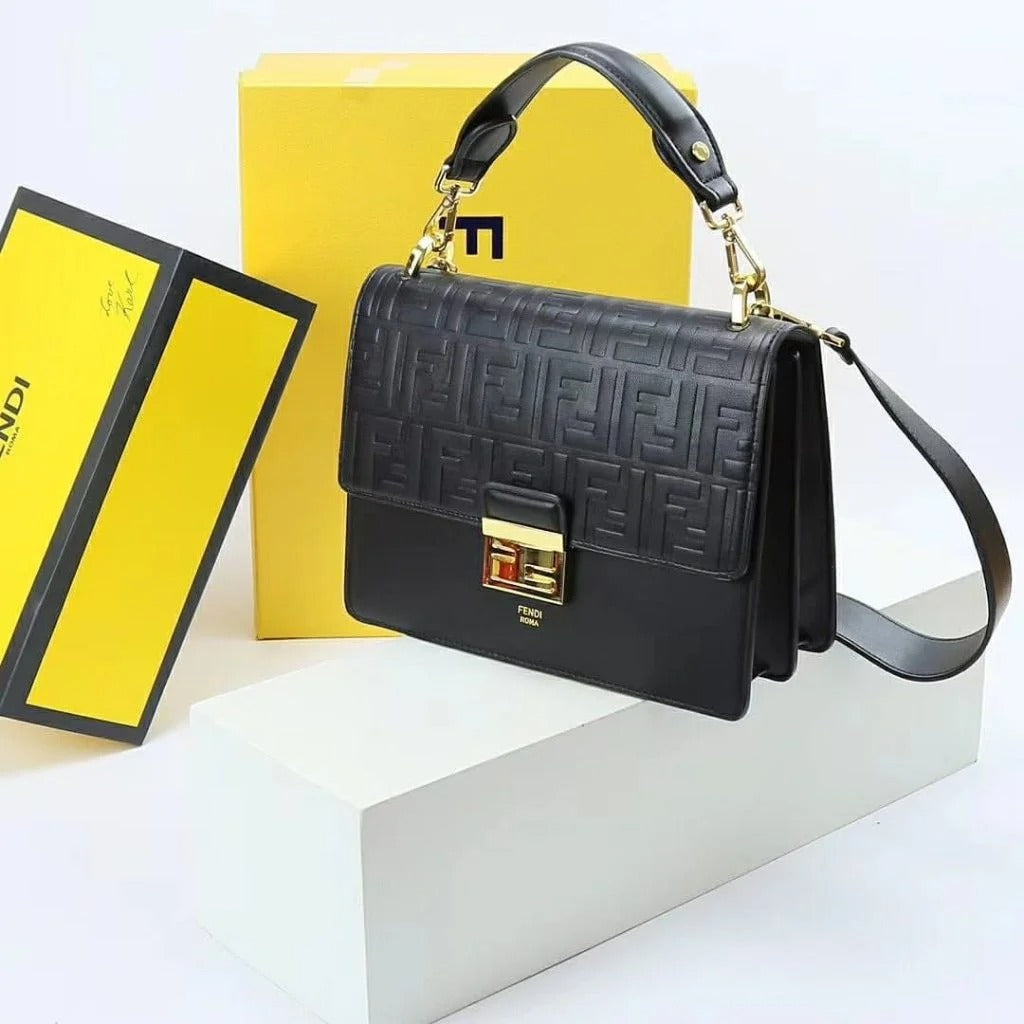 Fendi KAN I Handbag With Chain