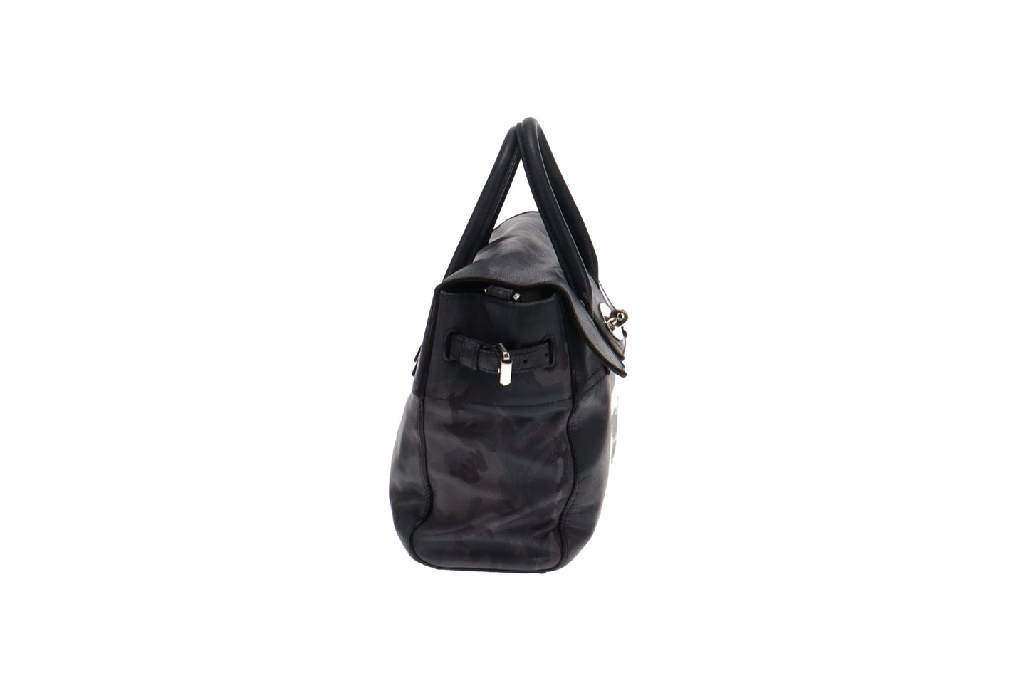 Mulberry Navy Camoflauge Leather Cara Delevigne Backpack