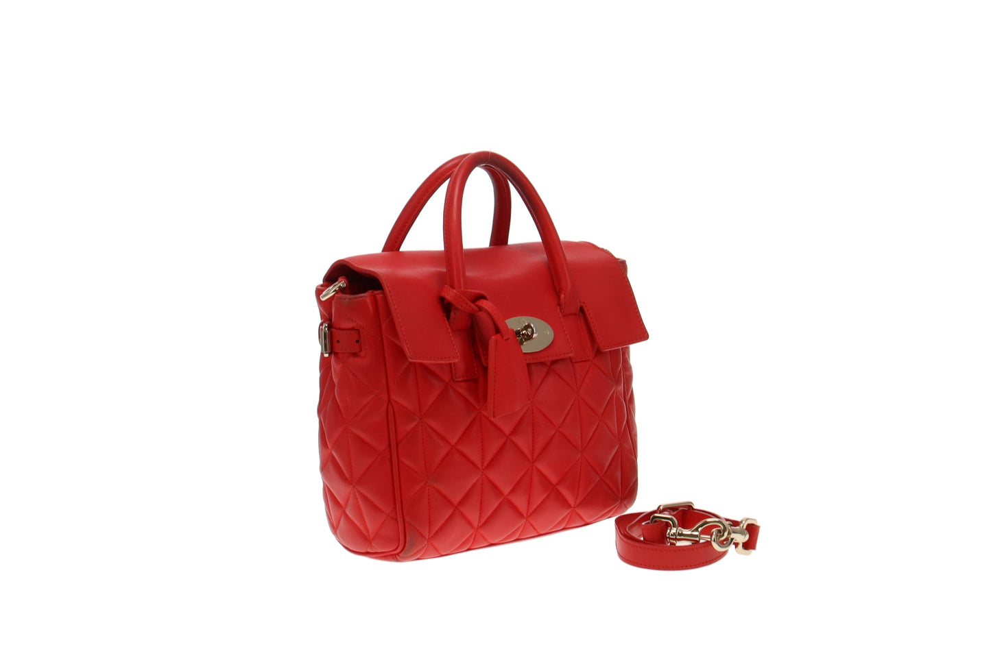 Mulberry Red Quilted Leather Cara Delevigne Backpack