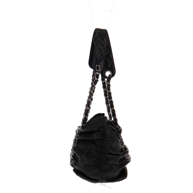 Chanel Sharpei Timeless Black Lambskin Shoulder Bag 2007/08