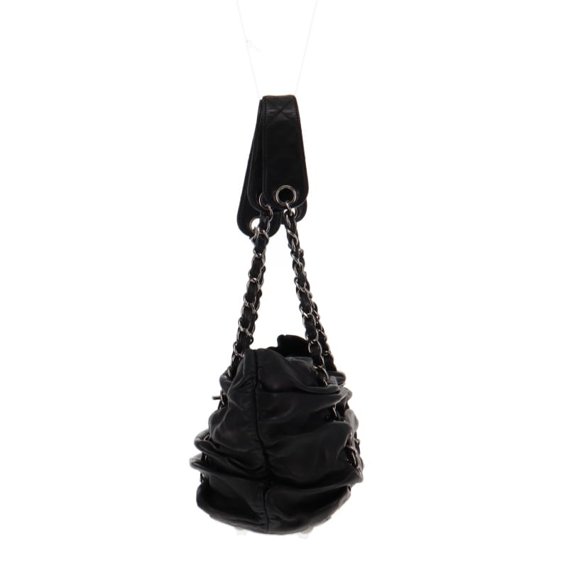 Chanel Sharpei Timeless Black Lambskin Shoulder Bag 2007/08