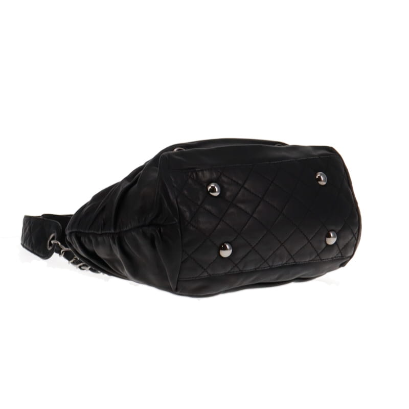 Chanel Sharpei Timeless Black Lambskin Shoulder Bag 2007/08