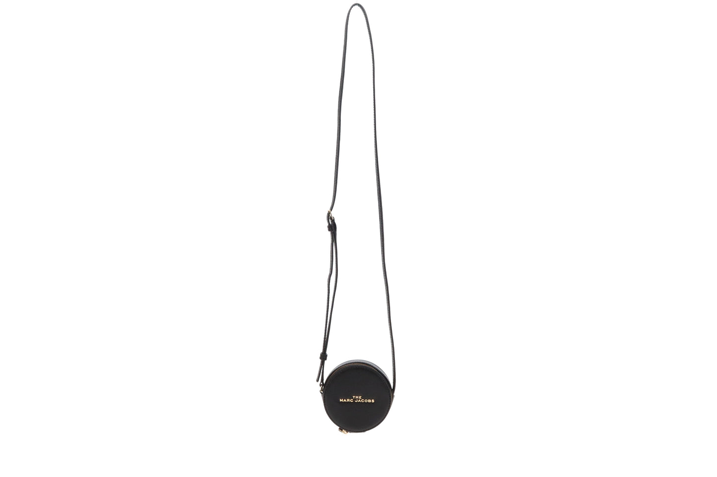 Marc Jacobs Black Leather Hot Spot Round Crossbody