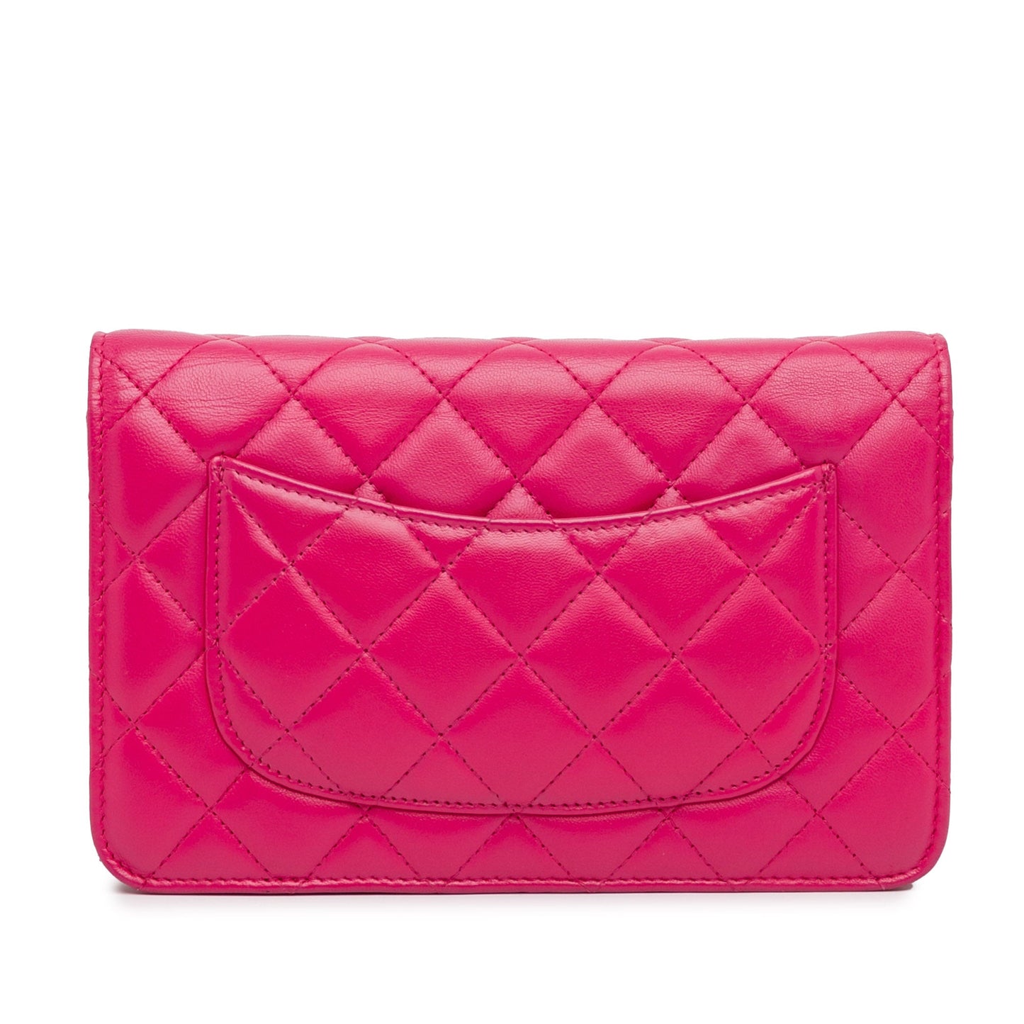 Chanel Classic WoC Pink Lambskin Silver