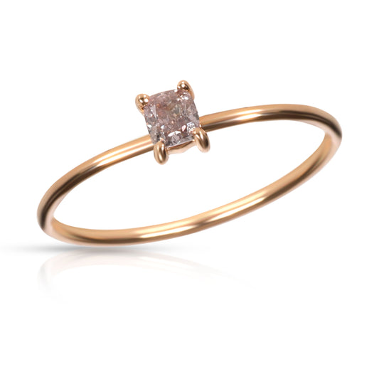 Reimagined Fancy Brownish Purplish-pink GIA Diamond Ring 18kt Gold 0.17ct