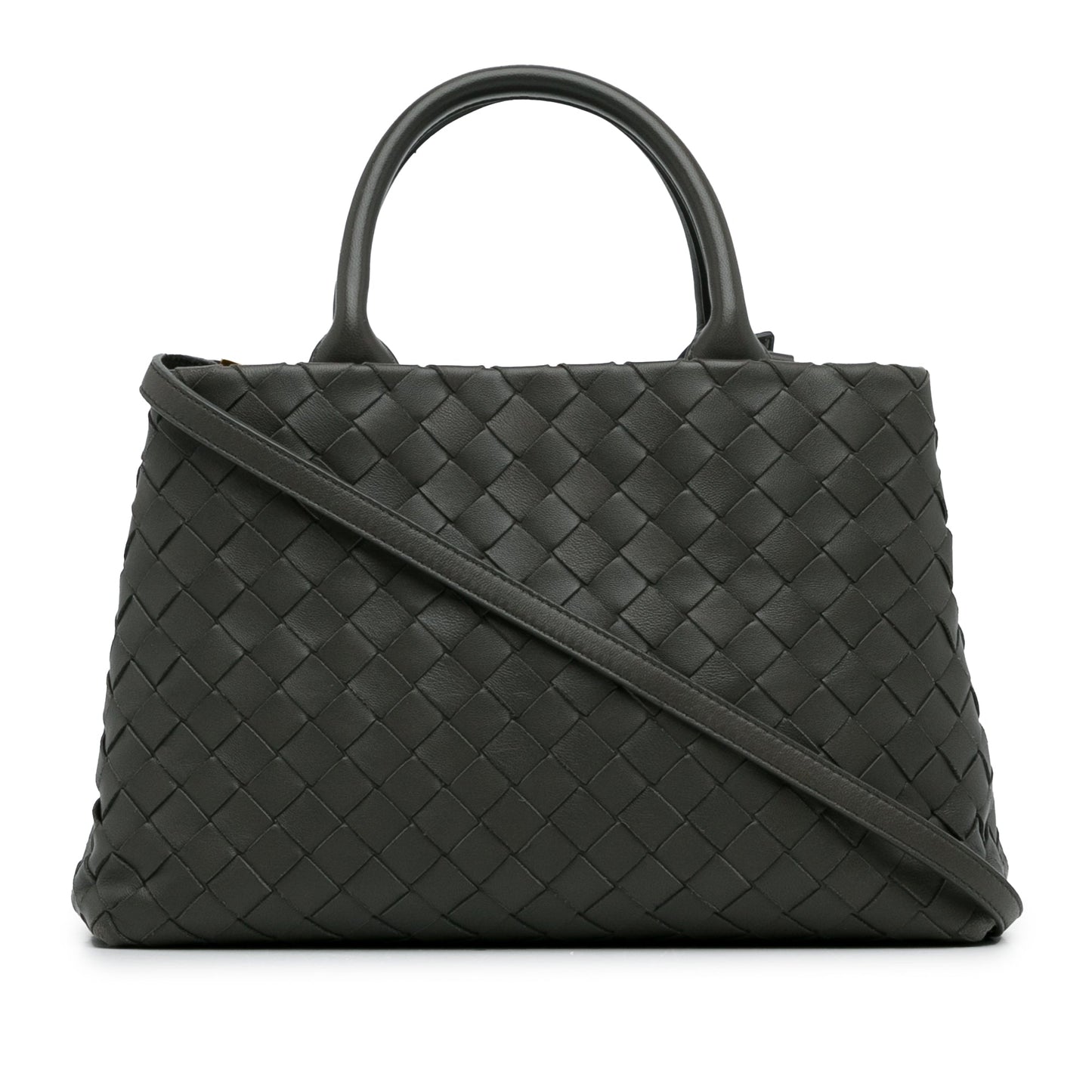 Bottega Veneta Handbag Grey Intrecciato