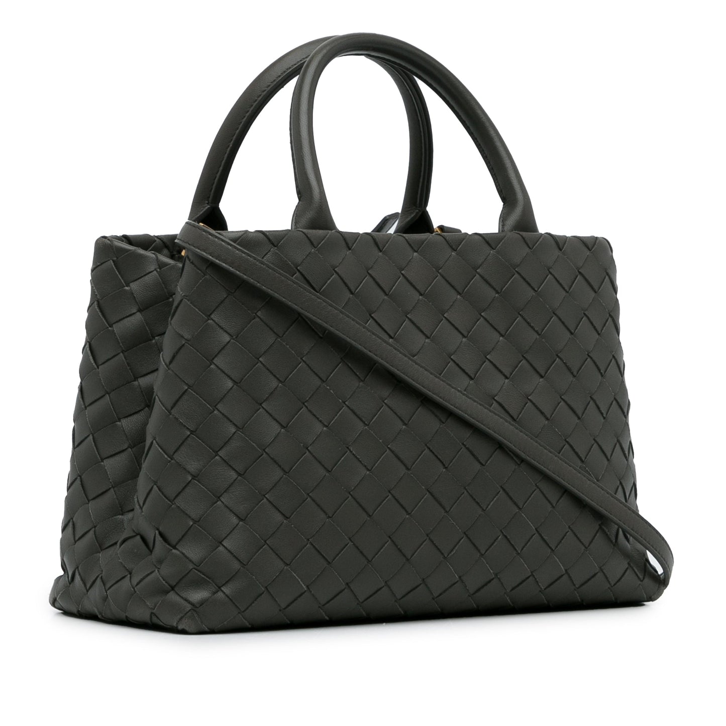 Bottega Veneta Handbag Grey Intrecciato