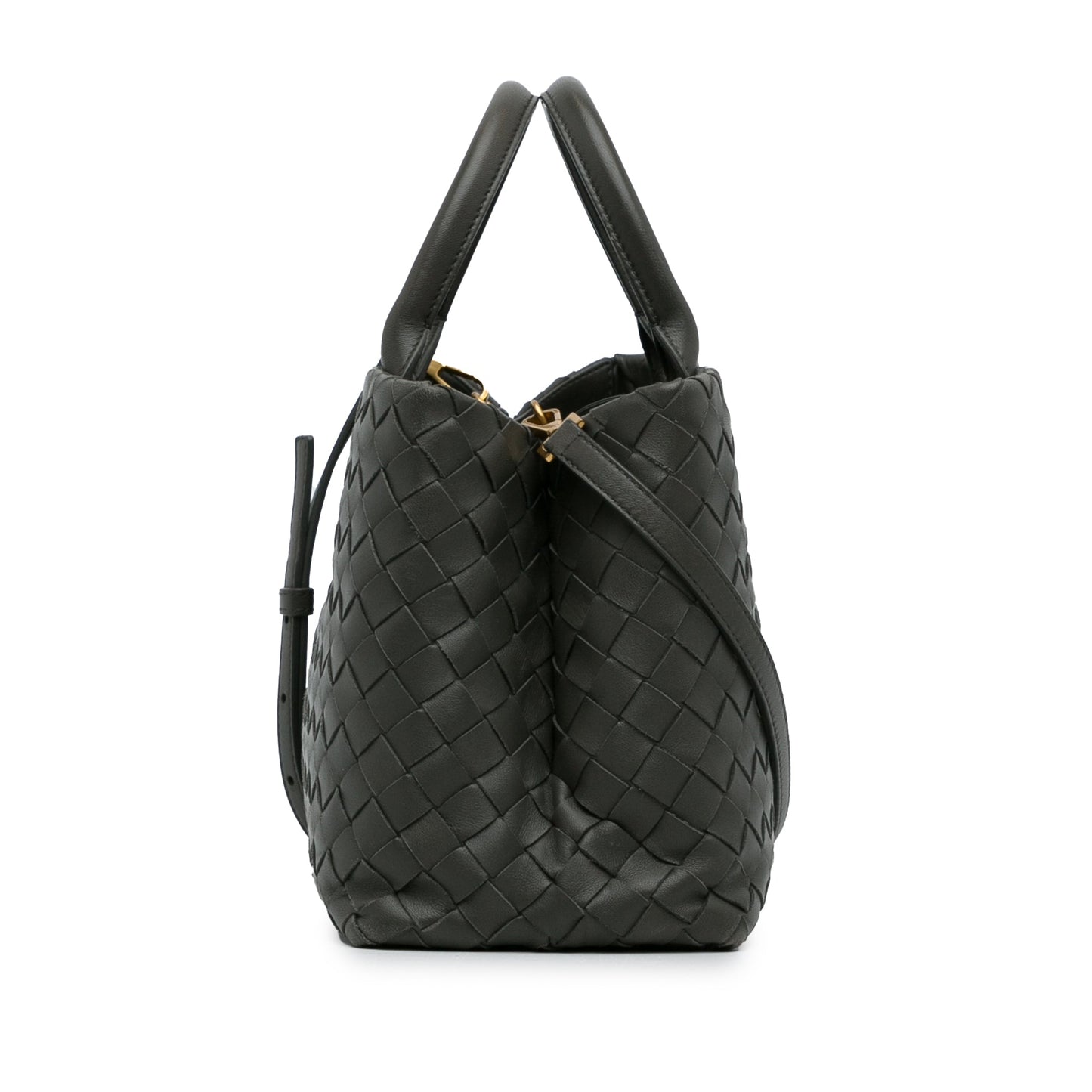 Bottega Veneta Handbag Grey Intrecciato