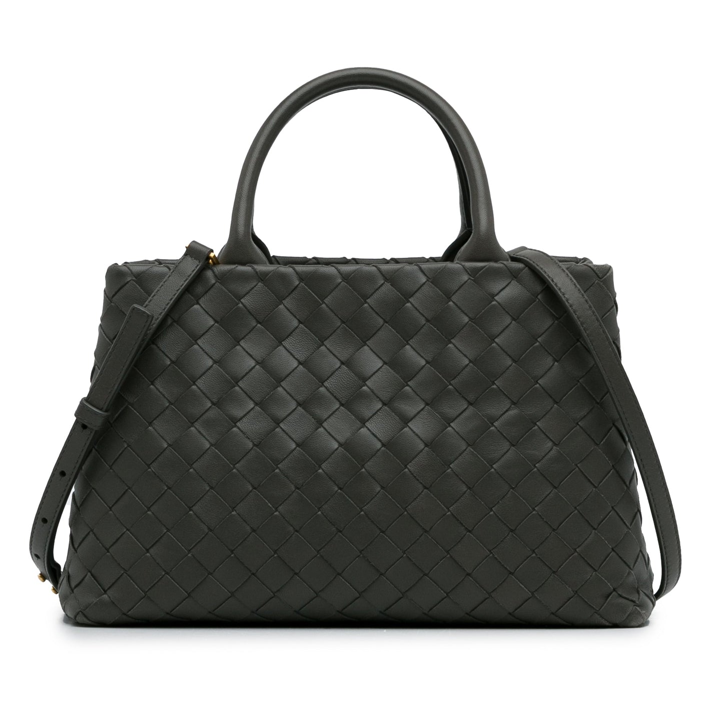 Bottega Veneta Handbag Grey Intrecciato