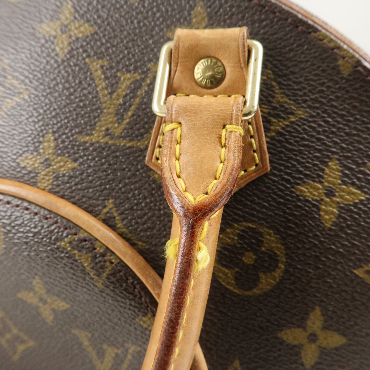 Louis Vuitton Monogram Ellipse MM Hand Bag Brown M51127