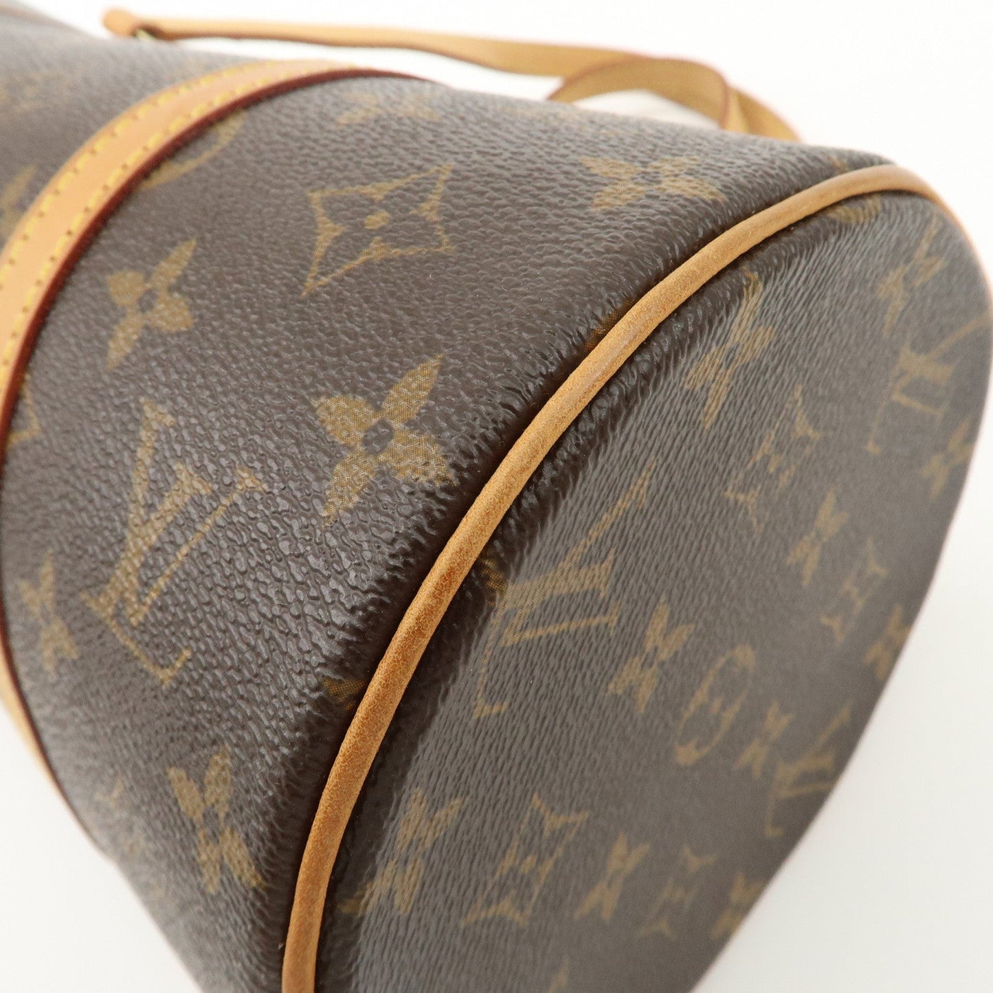 Louis Vuitton Monogram Papillon 30 Hand Bag Brown M51385