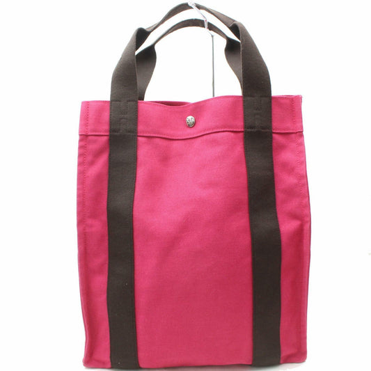 Brand Inspired Hermes Tote Bag Cabas Hot Pink Canvas (SHC1-15755)