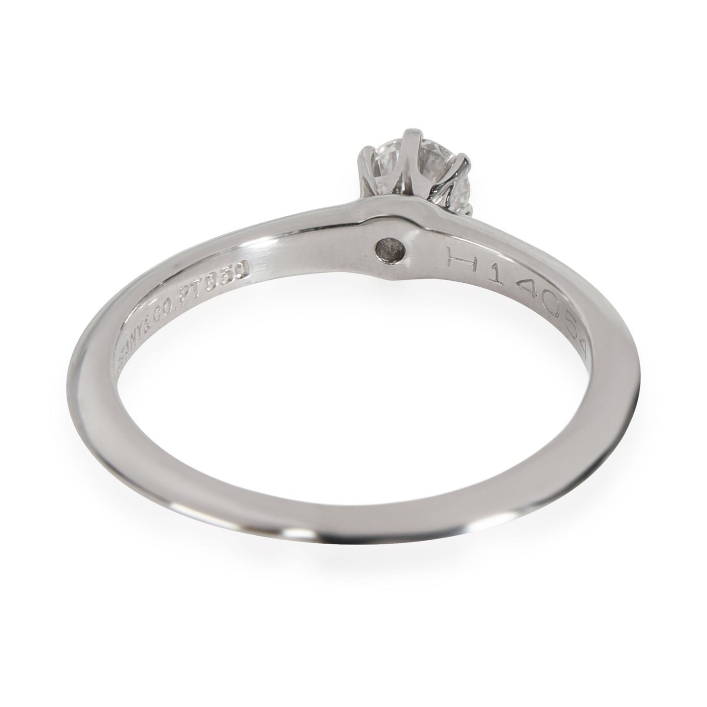 Solitaire Diamond Engagement Ring in Platinum G VS1 0.22 CTW