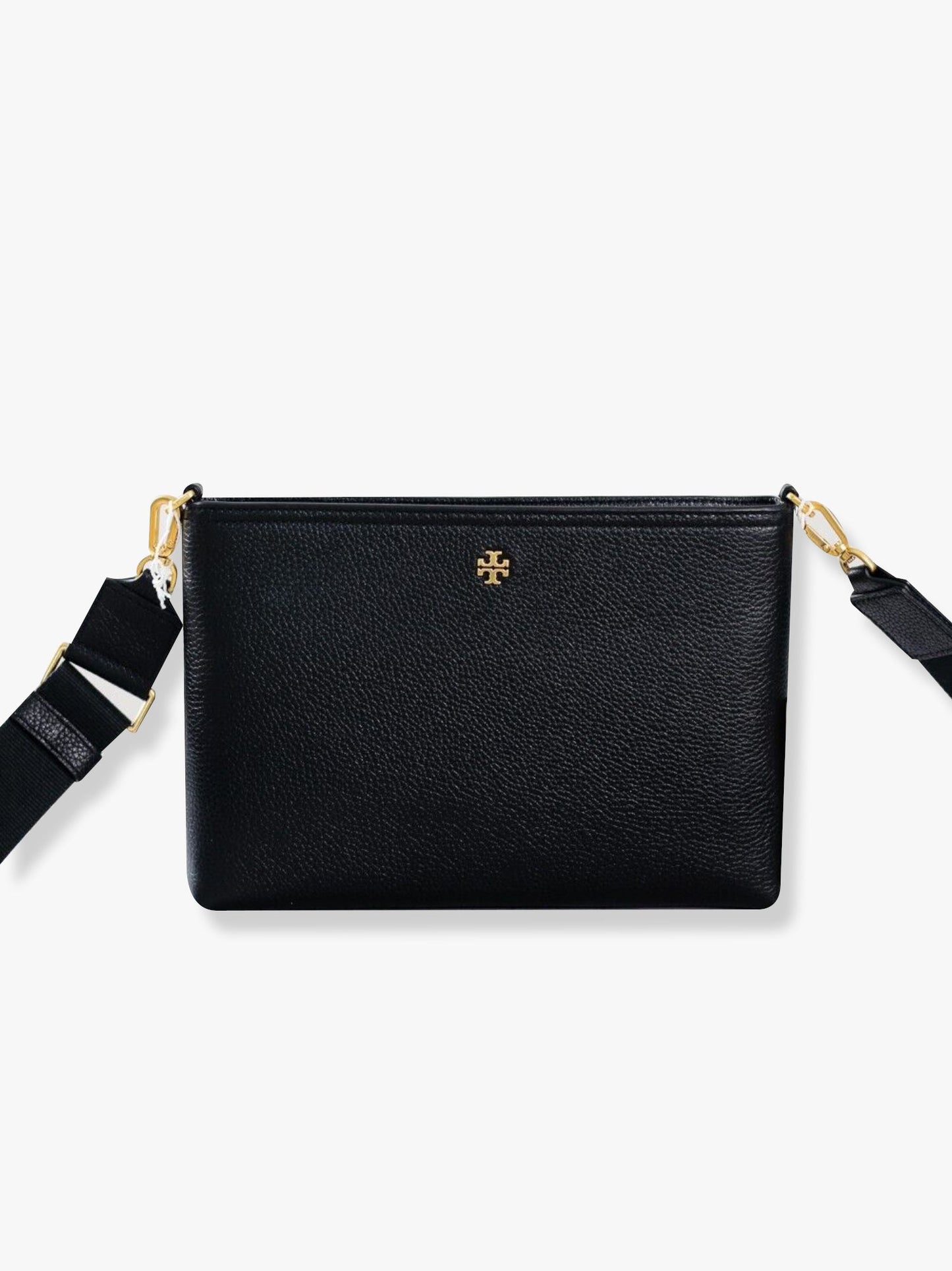 Tory Burch Swingpack Leather Crossbody Bag - Black