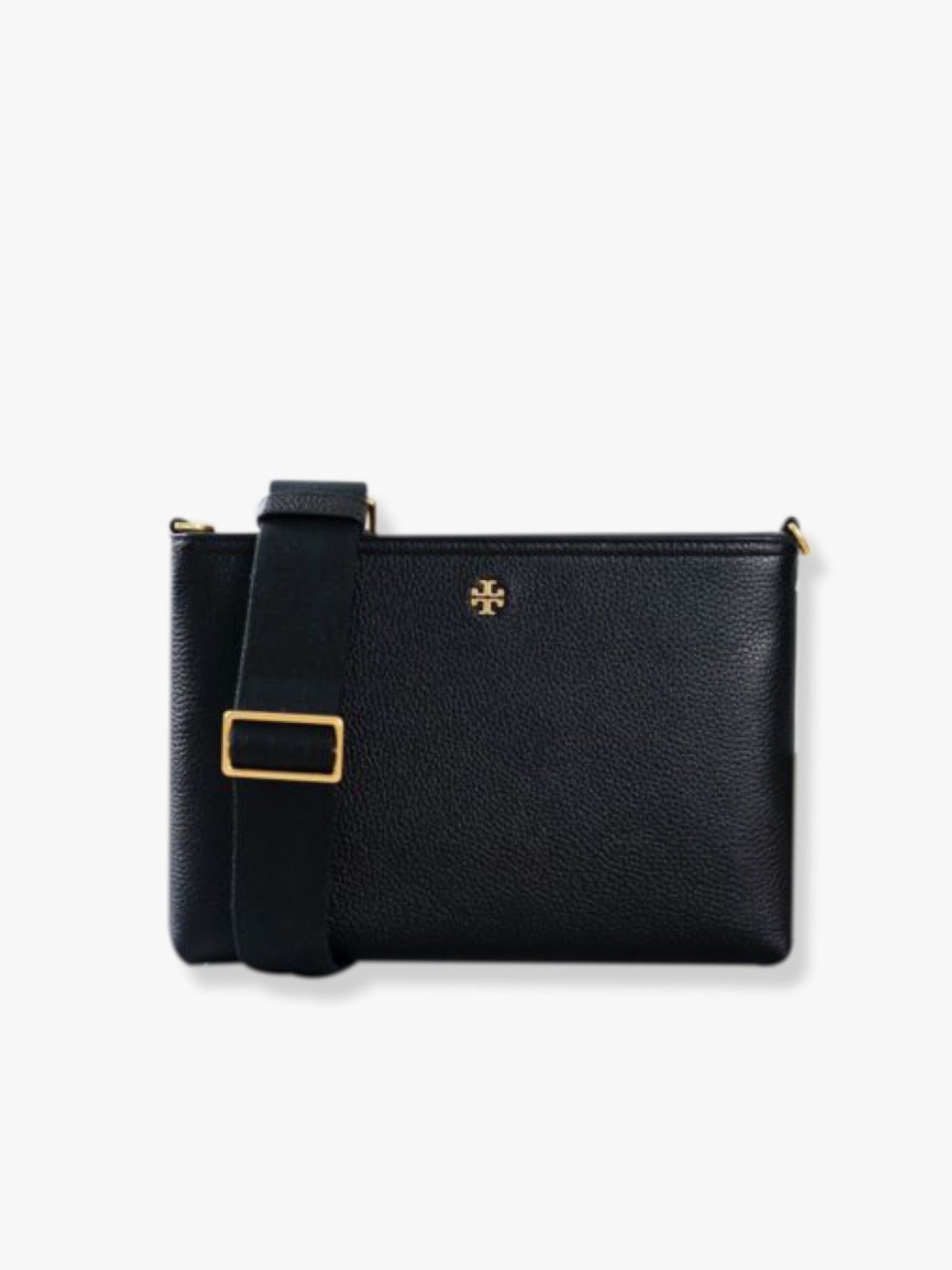 Tory Burch Swingpack Leather Crossbody Bag - Black