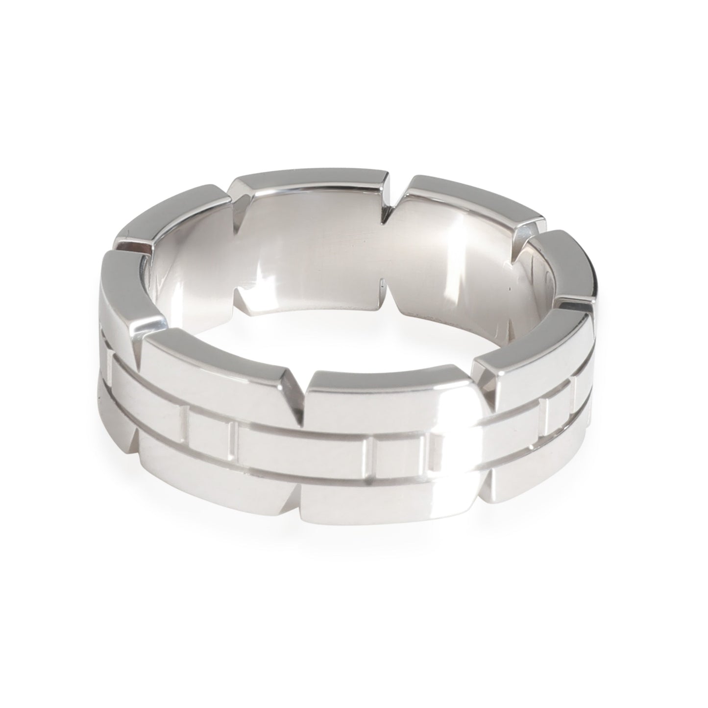 Tank Francaise Ring (White Gold)