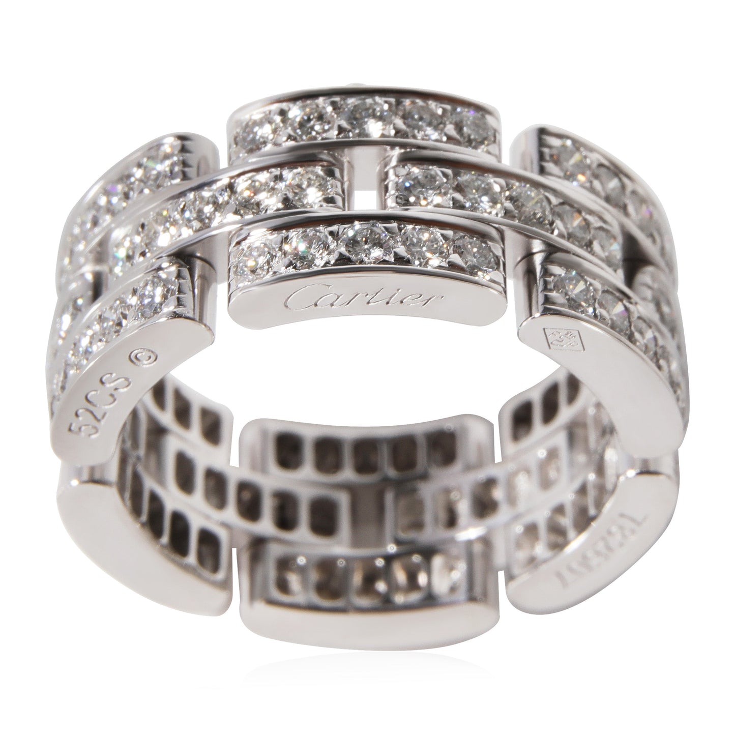 Maillon Panthere Ring (White Gold)