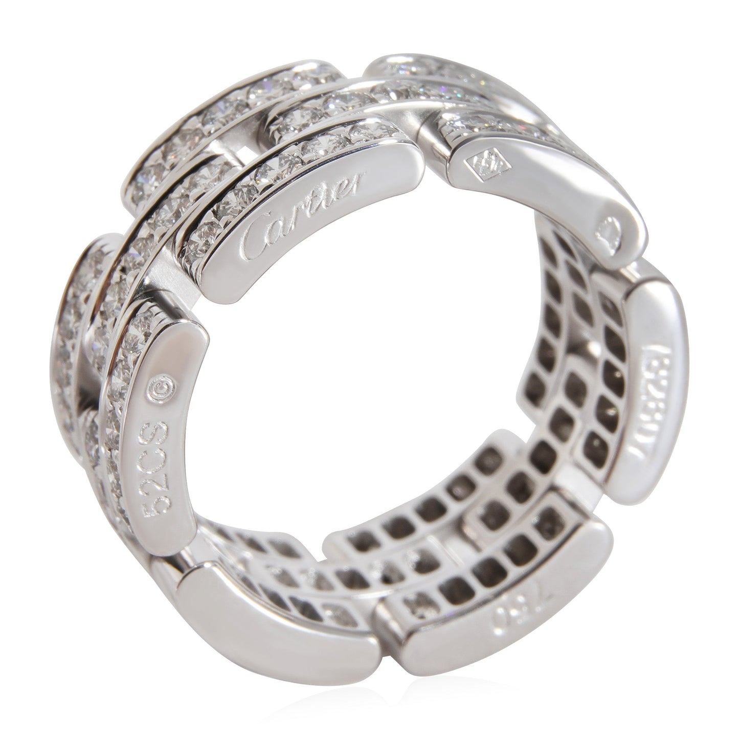 Maillon Panthere Ring (White Gold)