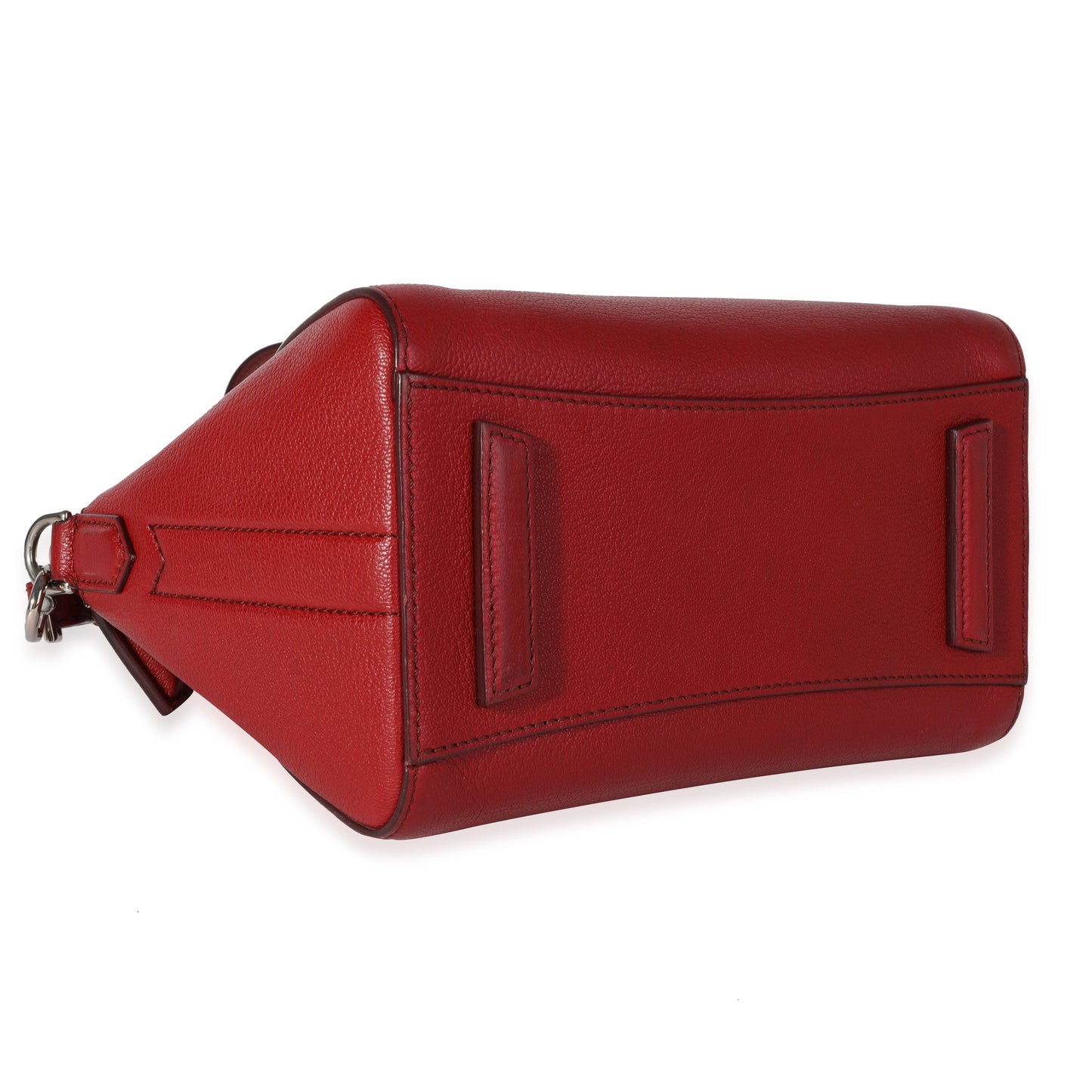 Red Goatskin Mini Antigona Bag