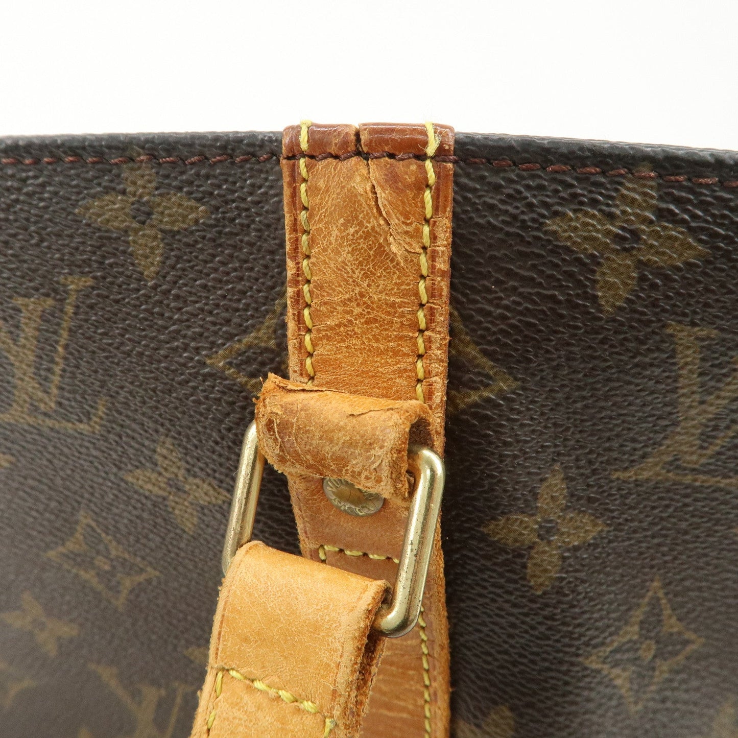 Louis Vuitton Monogram Sac Shopping Shoulder Bag Brown M51108