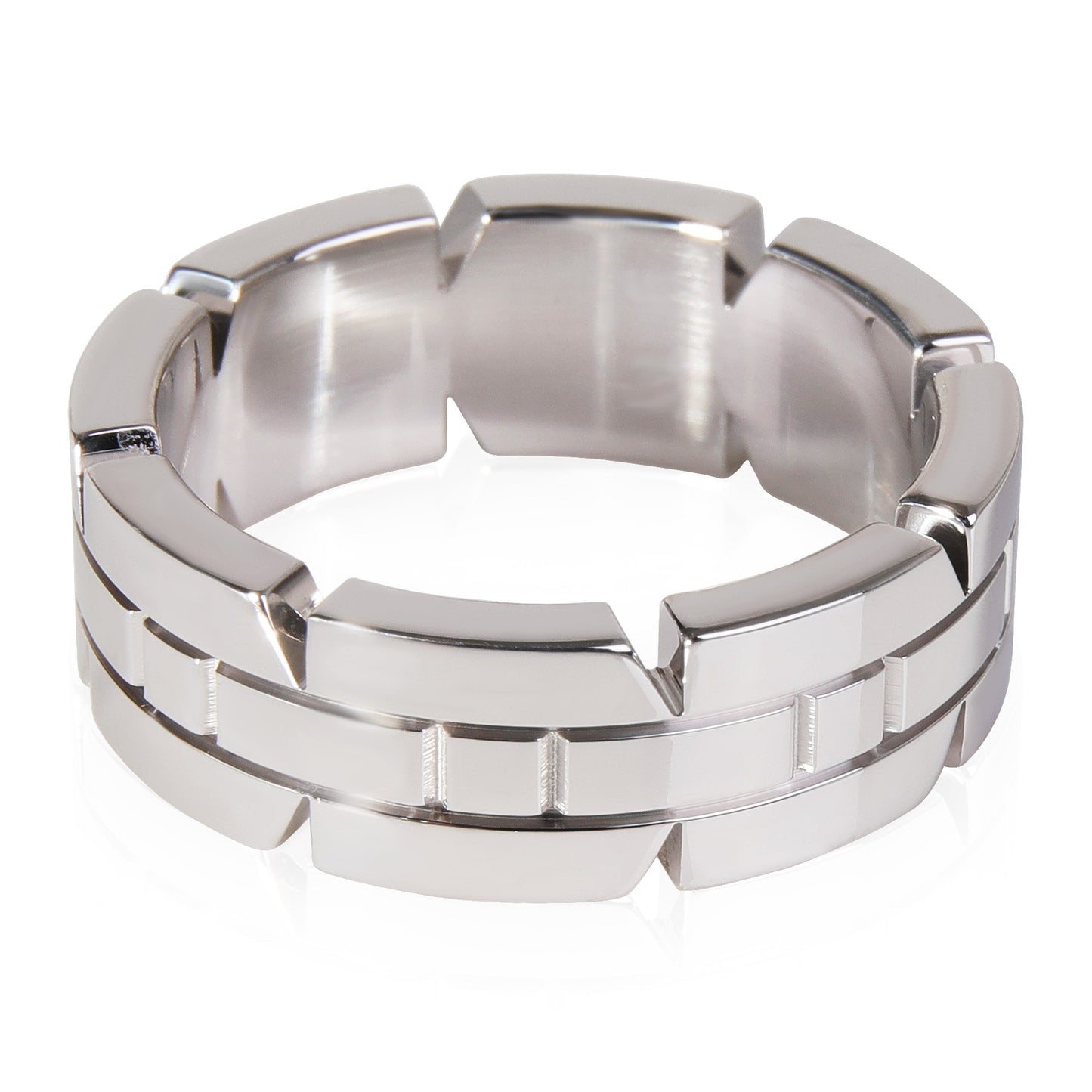 Tank Francaise Ring (White Gold)