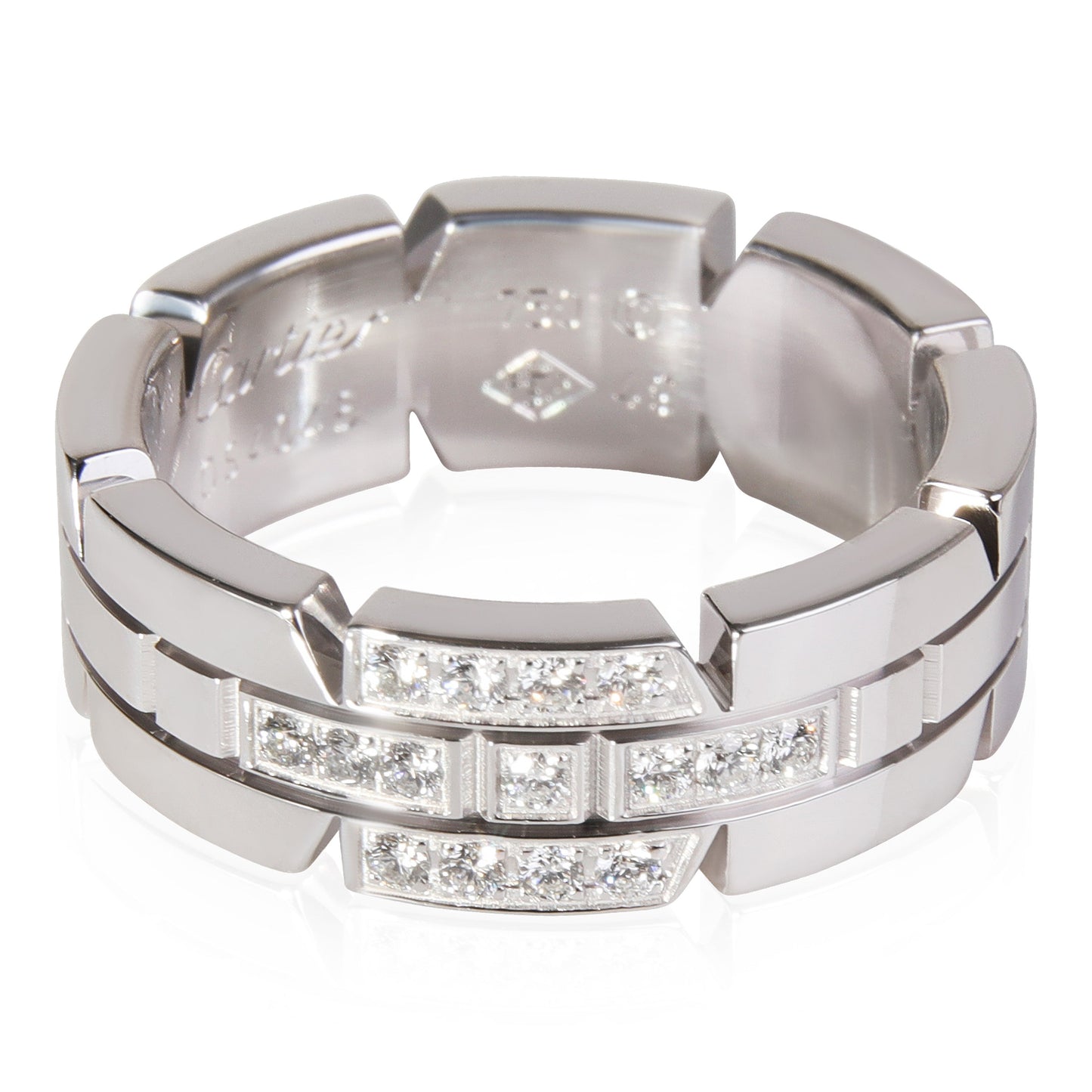 Tank Francaise Ring (White Gold)