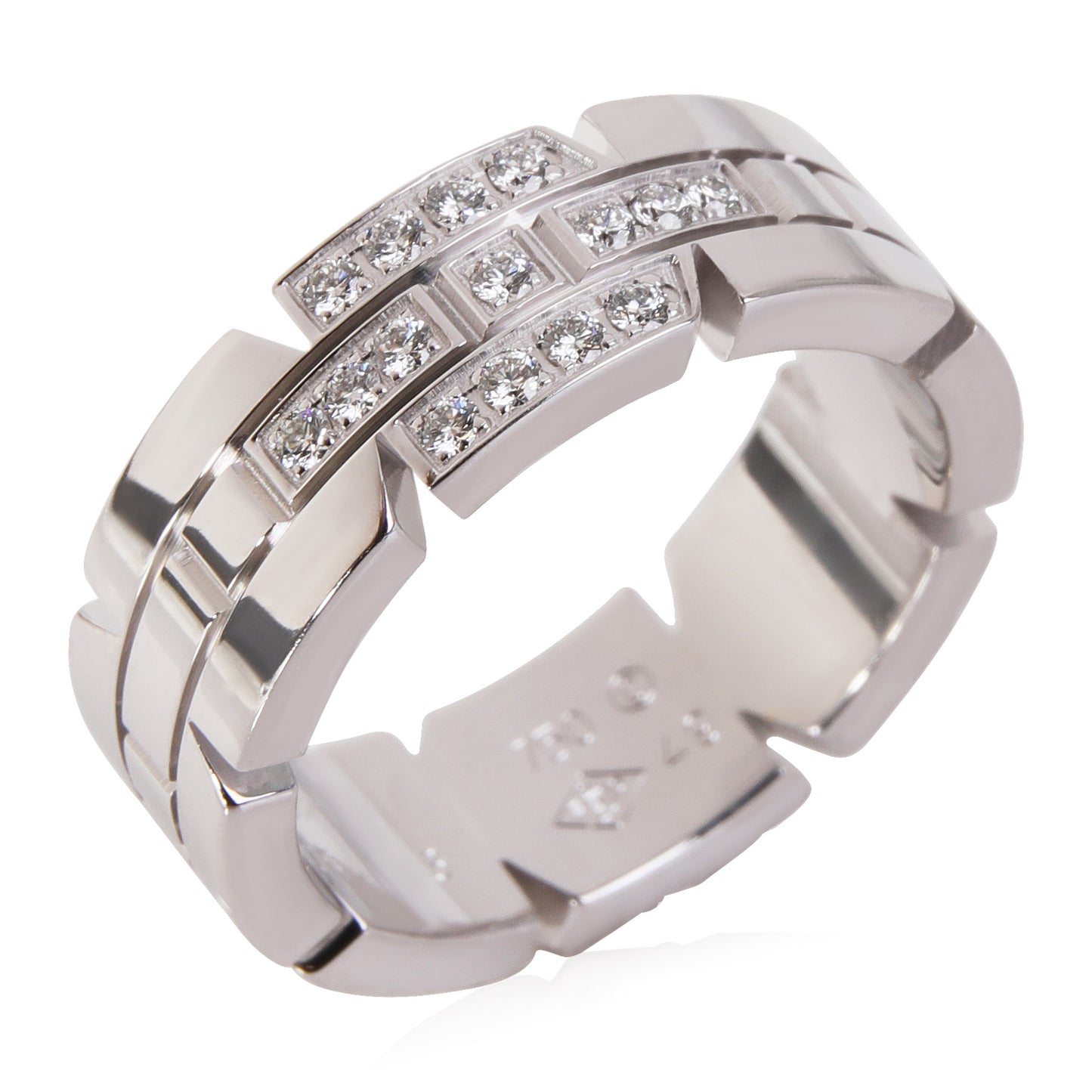 Tank Francaise Ring (White Gold)