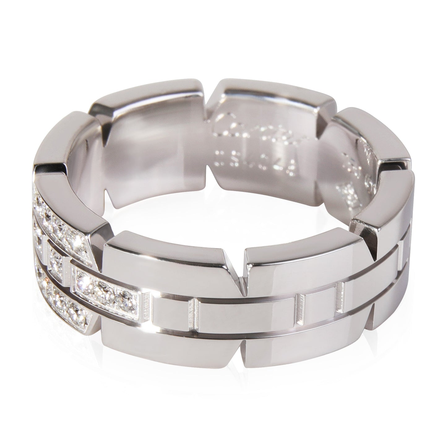 Tank Francaise Ring (White Gold)