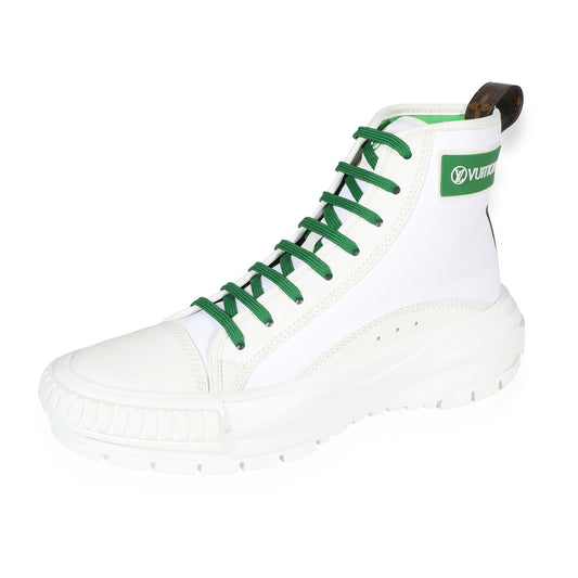 Squad Sneaker Boot White Green