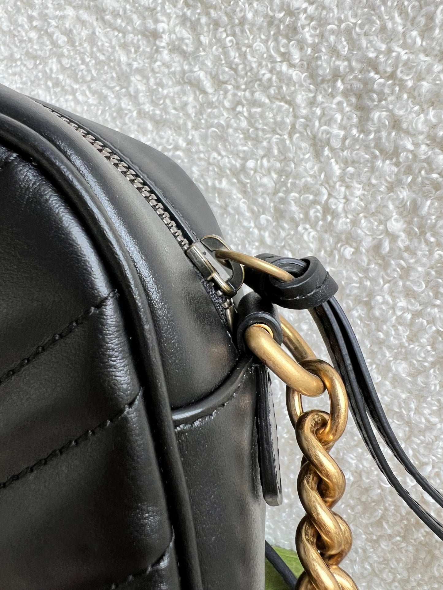 Gucci GG Black Marmont Small Shoulder Bag (RRP £1340)