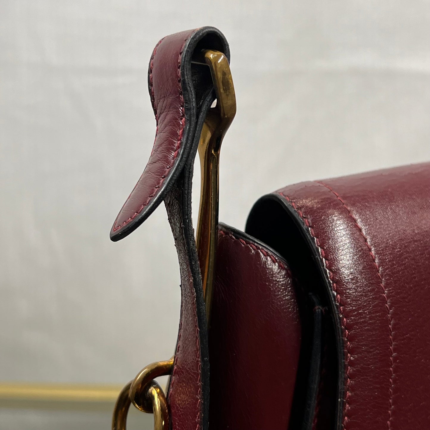 HERMES Passe-Guide Saddle Rogue H Box Calf Shoulder Bag ADI1117