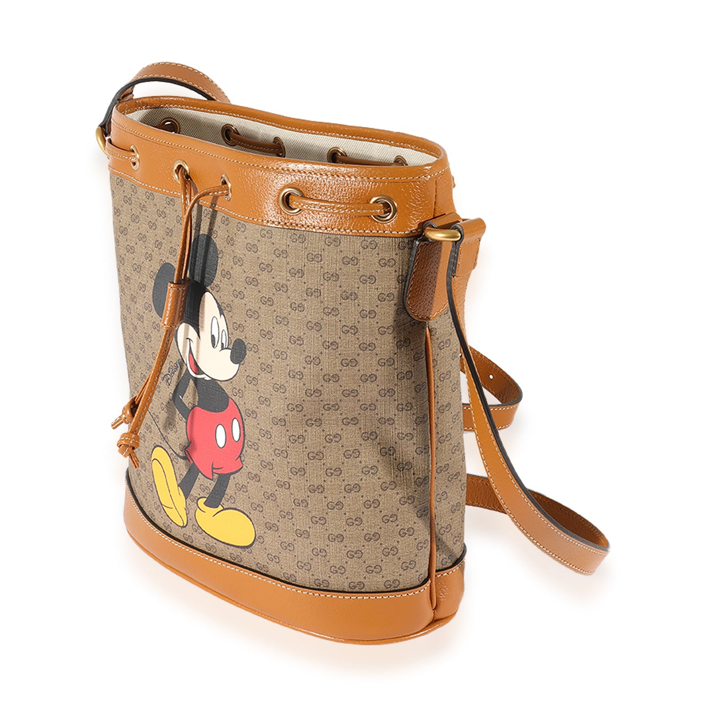 x Disney Vintage GG Supreme Mickey Mouse Bucket Bag