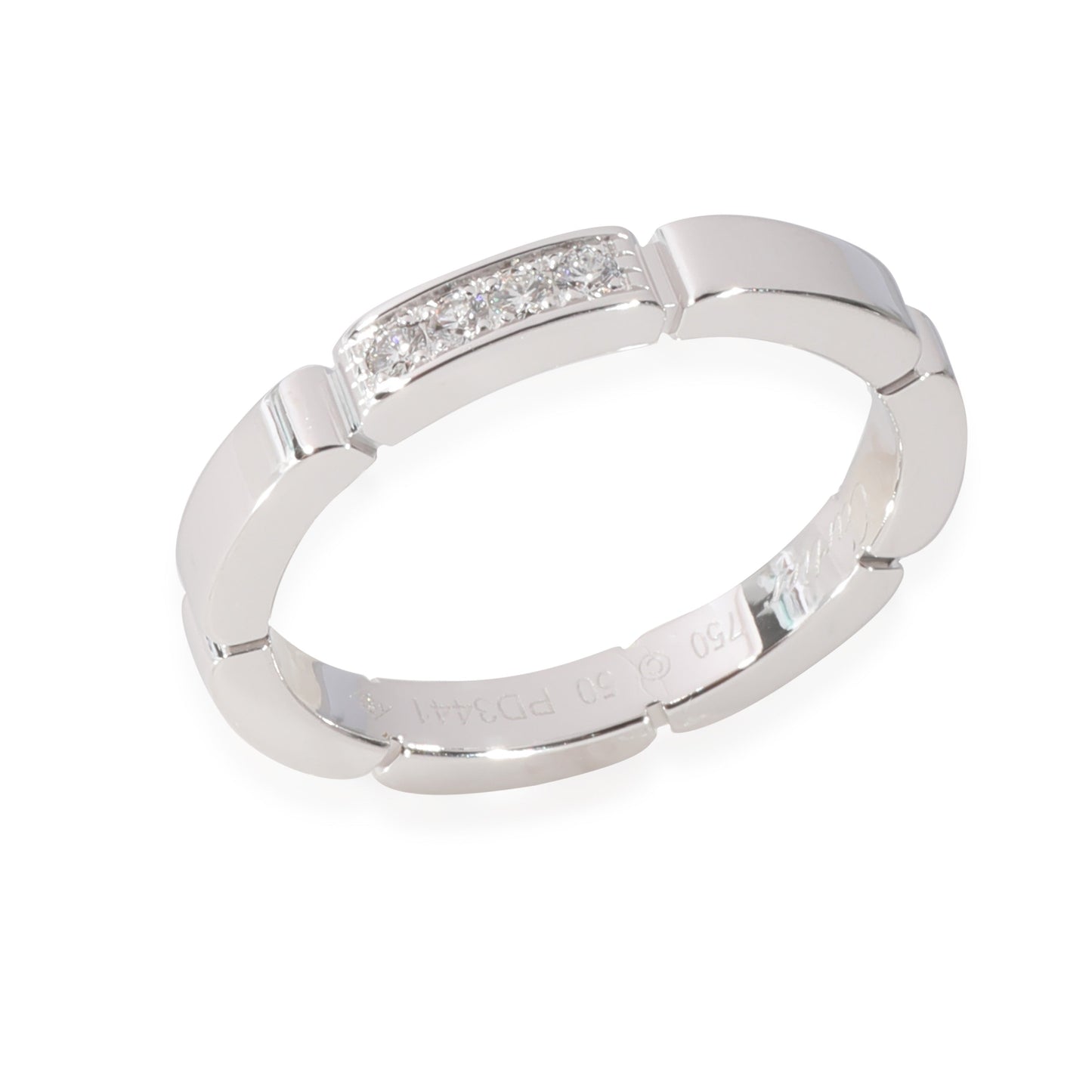 Maillon Panthere Wedding Band (Platinum)