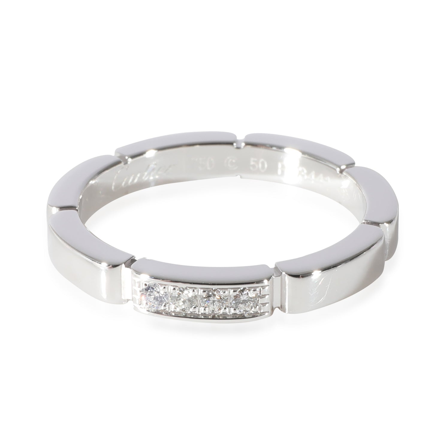 Maillon Panthere Wedding Band (Platinum)