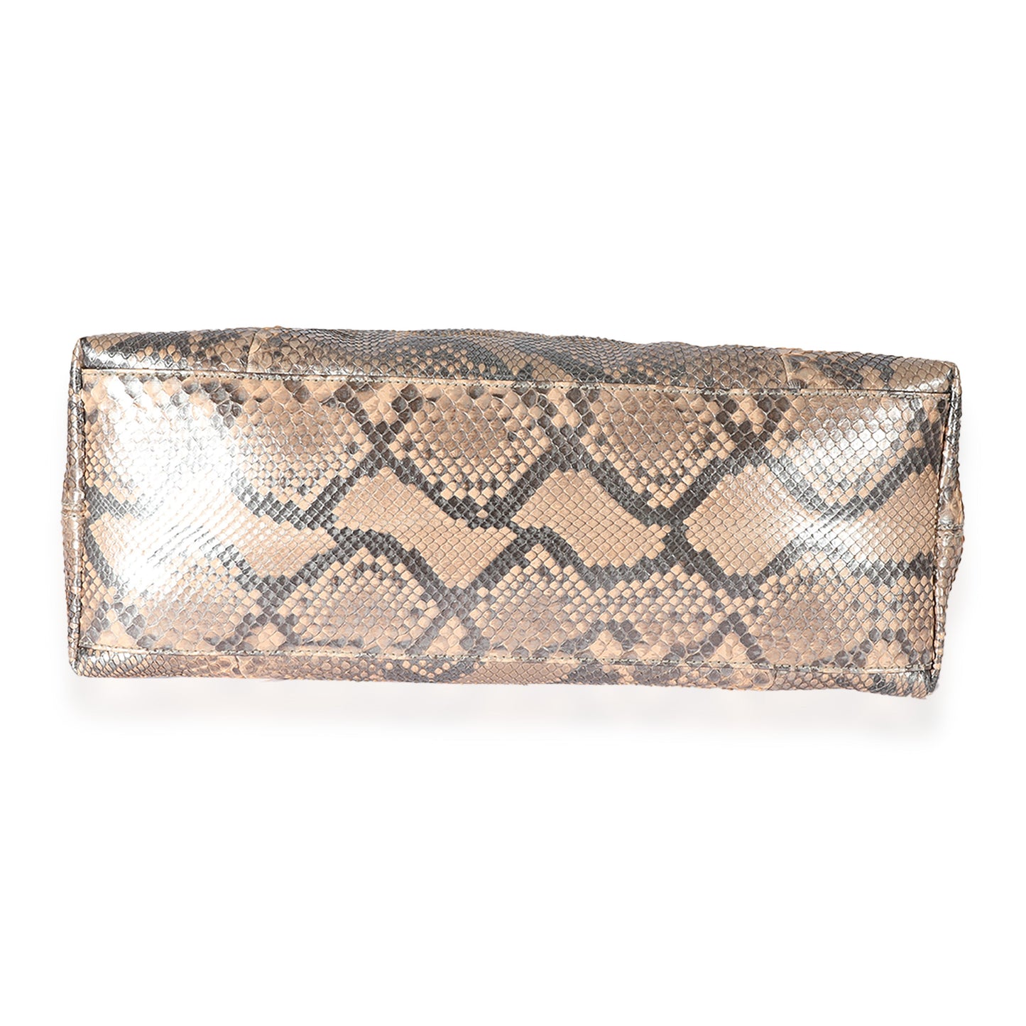 Metallic Python Medium Soho Chain Shoulder Bag