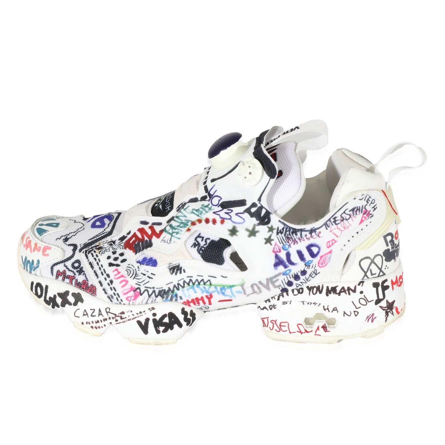 Vetements x InstaPump Fury Graffiti - White