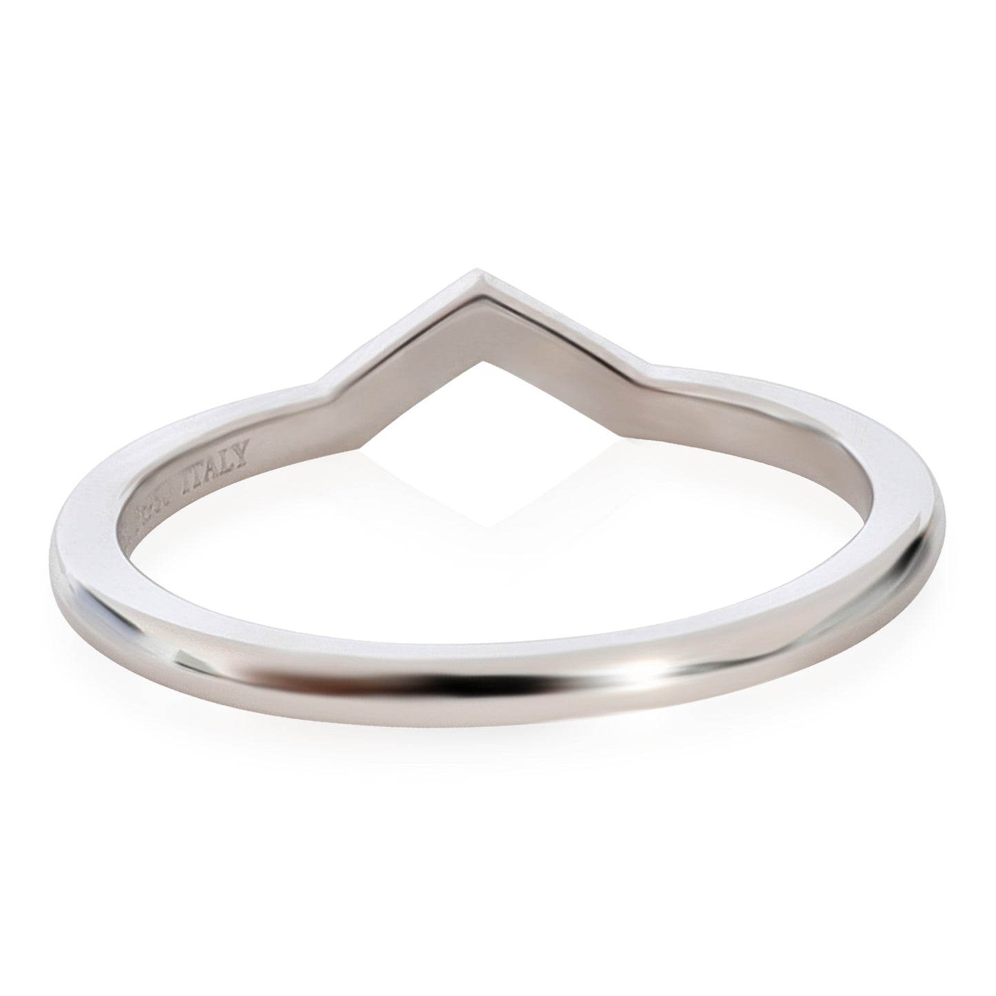 The Tiffany Setting V Band Ring Band in Platinum