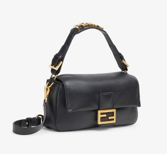 Fendi Baguette Black nappa leather bag