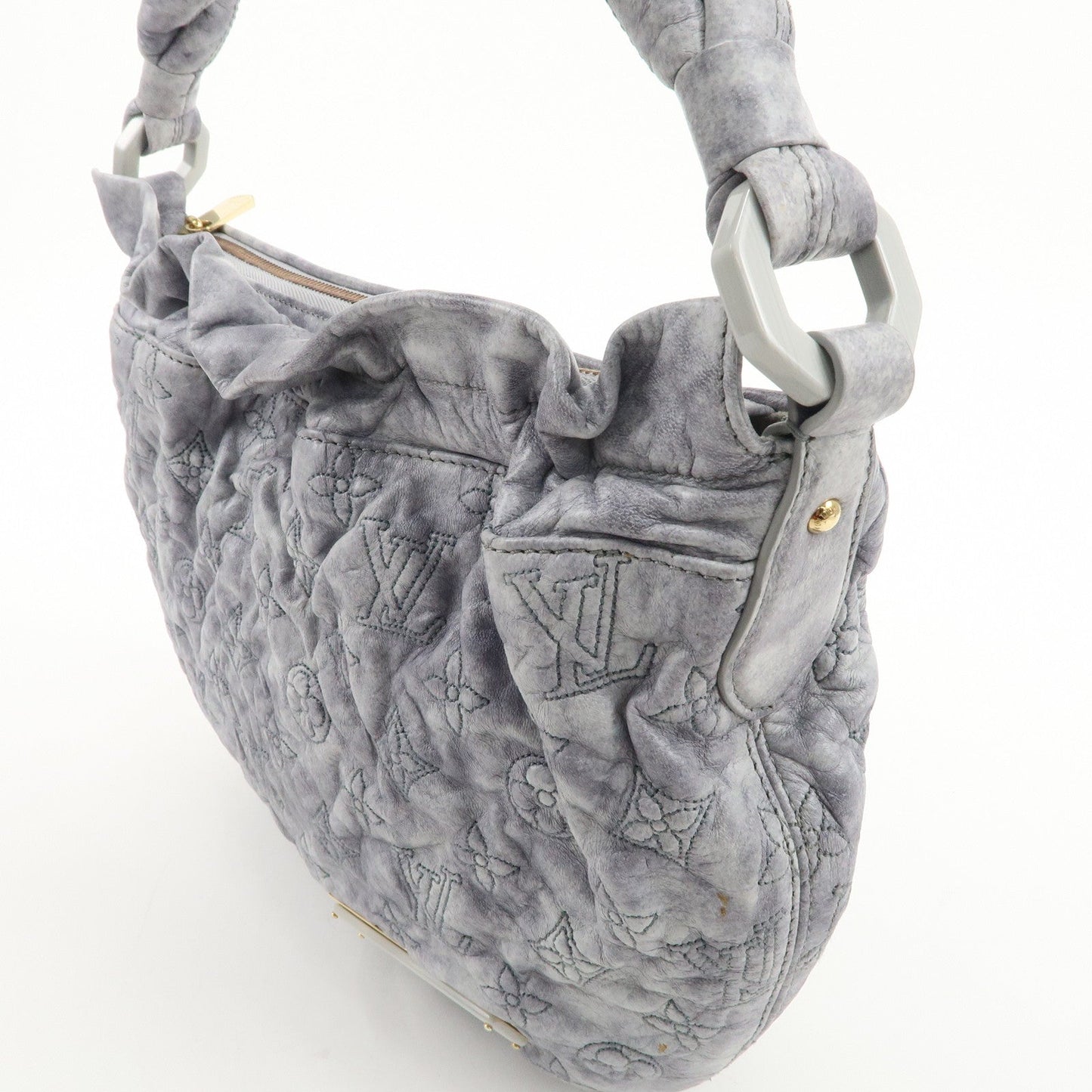 Louis Vuitton Monogram Olympe Nimbus PM Shoulder Bag M95475 Gray