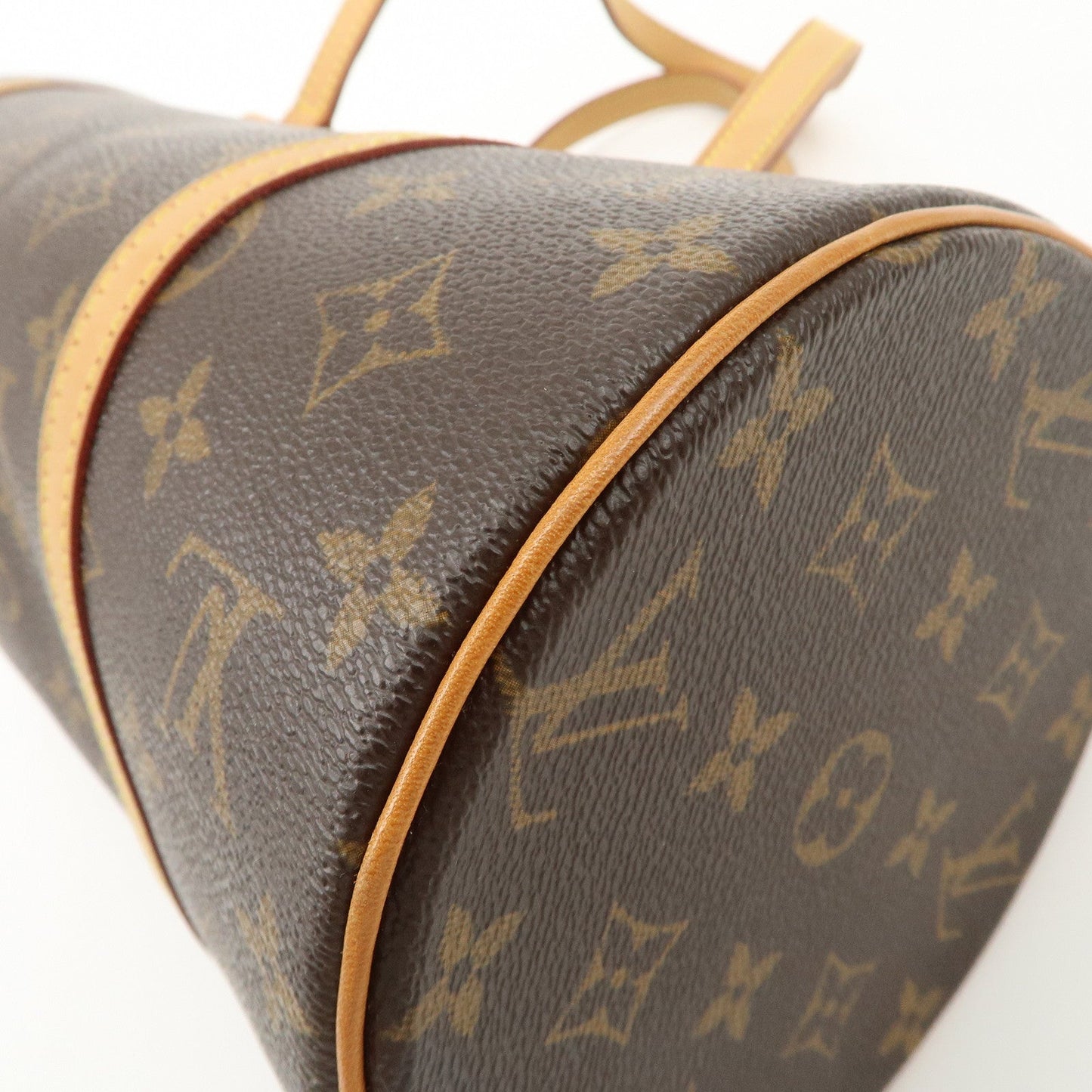 Louis Vuitton Monogram Papillon 30 Hand Bag Brown M51385