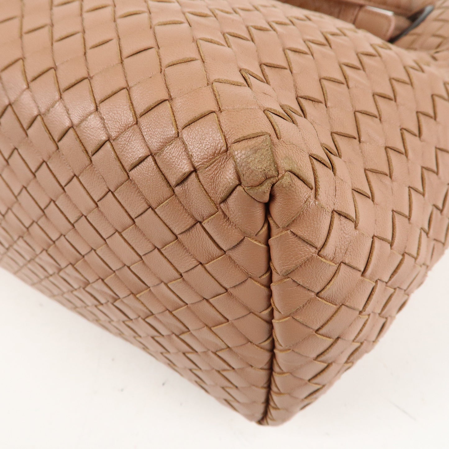 BOTTEGA VENETA Intrecciato Large Garda Bag Pink Beige 576593