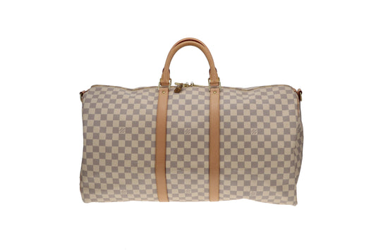 Louis Vuitton Keepall Bandouliere 55 Damier Azur