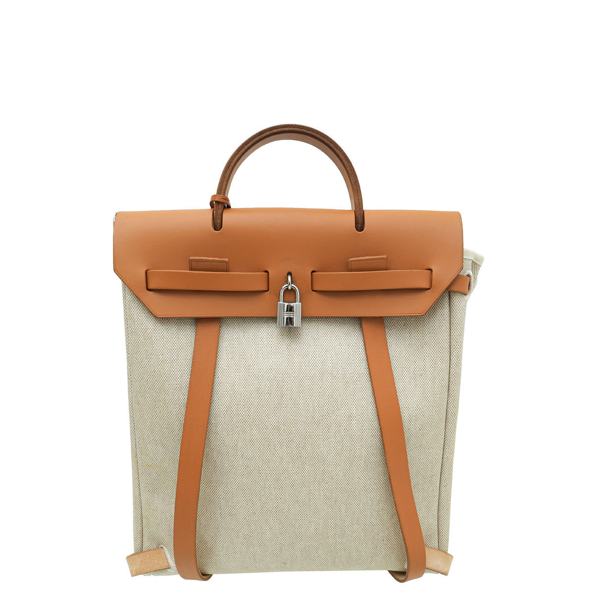 Hermes Bicolor Herbag 2 in 1 Backpack Bag