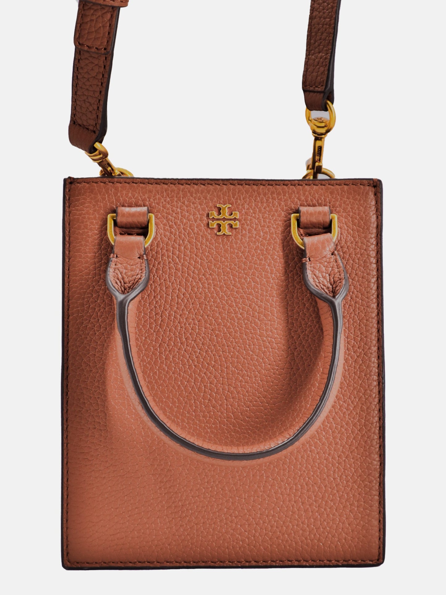 Tory Burch Blake Mini Shopper - Bourbon / Cornbread