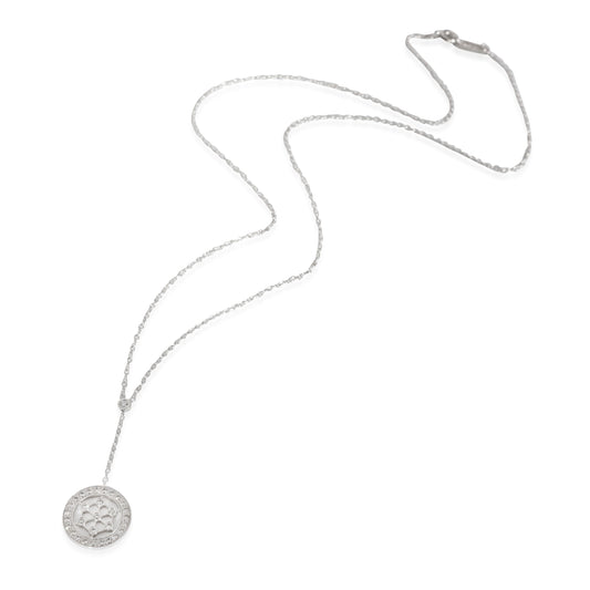 Voile Diamond Lariat Pendant  in  Platinum 0.1 CTW